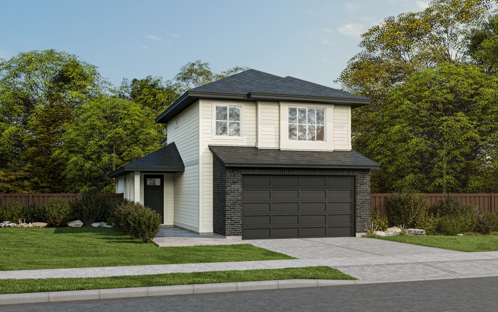 3 Bedroom Traditional Home - 3 bedroom floorplan layout with 2.5 bathrooms and 1635 square feet (Exterior)